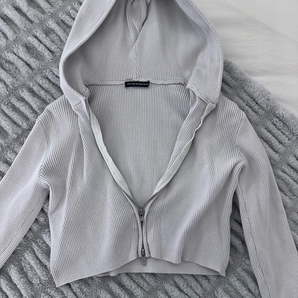 Cropped Brandy Melville hoodie